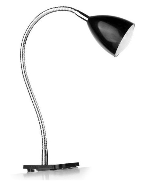 Настільна лампа світлодіодна Brille MTL-22 LED 1.8W BK на прищіпці фото №1