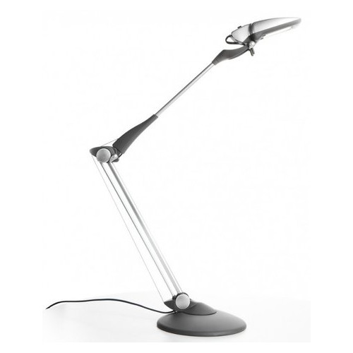 Настільна лампа Brille MTL-09 Silver/Gray офісна фото №1