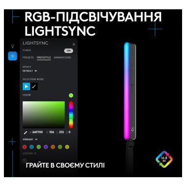 Настольная лампа Logitech Litra Beam Premium LED Streaming Key Light with TrueSoft (L946-000020) фото №10