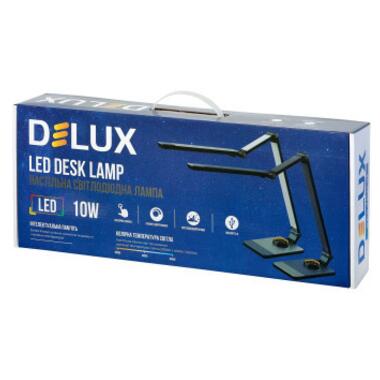 Настільна лампа Delux TF-520 10 Вт LED 3000K-4000K-6000K USB (90018129) фото №4