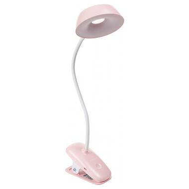 Лампа настільна з акумулятором Philips Donutclip 3Вт 4000K 1200мАг USB-A рожевий (929003179607) фото №1