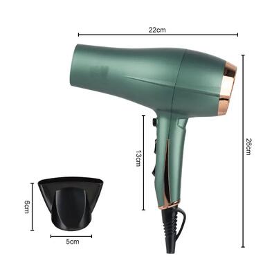 Фен для укладання волосся компактний з концентратором XPRO 409 зелений (41361-409_429) фото №3