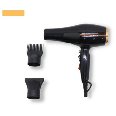 Фен для укладання волосся компактний з насадками XPRO GM-1780 чорний (GM-1780_364) фото №1