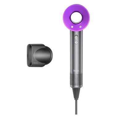 Фен Hoco high-speed negative ion hair dryer HP11 фиолетовый фото №4