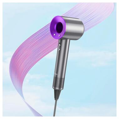 Фен Hoco high-speed negative ion hair dryer HP11 фиолетовый фото №5