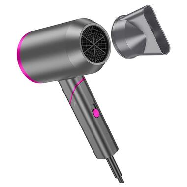 Фен Hoco Hot and cold air hair driver HP13 Plus розово-красный фото №2