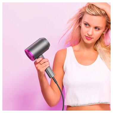 Фен Hoco Hot and cold air hair driver HP13 Plus розово-красный фото №7