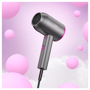 Фен Hoco Hot and cold air hair dryer HP13 розовый фото №6