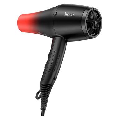 Фен Hoco Hot and cold air hair dryer HP15 черно-красный фото №1