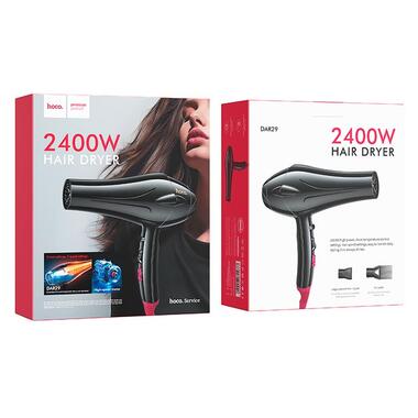 Фен HOCO Jasmin quick-drying hair dryer DAR29 черный фото №9