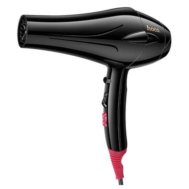 Фен HOCO Jasmin quick-drying hair dryer DAR29 черный фото №1
