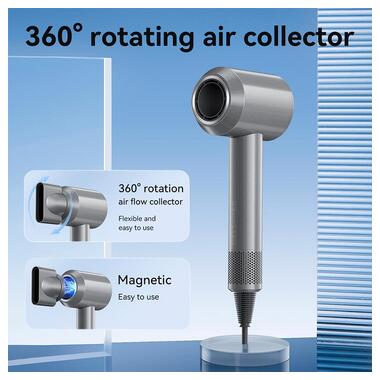 Фен HOCO Wave высокая скорость negative ion hair care hair dryer DAR31 розово-красный фото №3