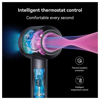 Фен HOCO Wave высокая скорость negative ion hair care hair dryer DAR31 розово-красный фото №6