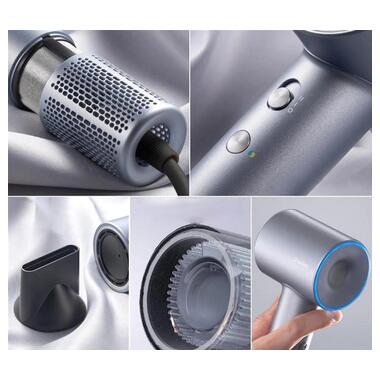 Фен ShowSee Electric Hair Dryer A18-GY Grey фото №6