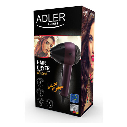 Фен для волосся дорожній Adler AD-2247 1400 Вт фото №8
