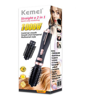 Фен-щітка для волосся KEMEI KM-8021 фото №5