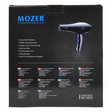 Мощный фен для укладки волос Surker SK-3209 Чёрный 43935-SK-3209_291 фото №6