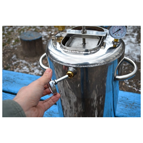 Автоклав вогневий Троян ЛЮКС-21 з біметалевим термометром (АН04) фото №4