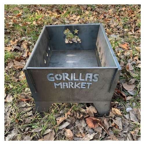 Мангал розкладний Gorillas Market Gorillas BBQ 2 мм фото №4