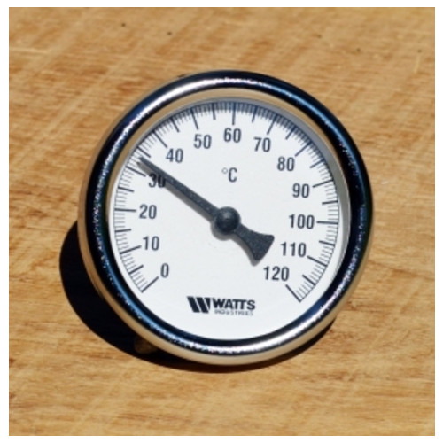 Біметалічний термометр для автоклаву Watts (КА09) фото №2