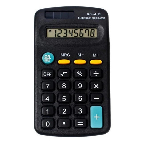 Калькулятор Kenko KK 402 карманный черный (ZE35iz12441) фото №1