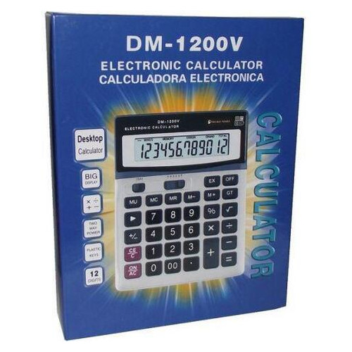 Калькулятор DM-1200V фото №3