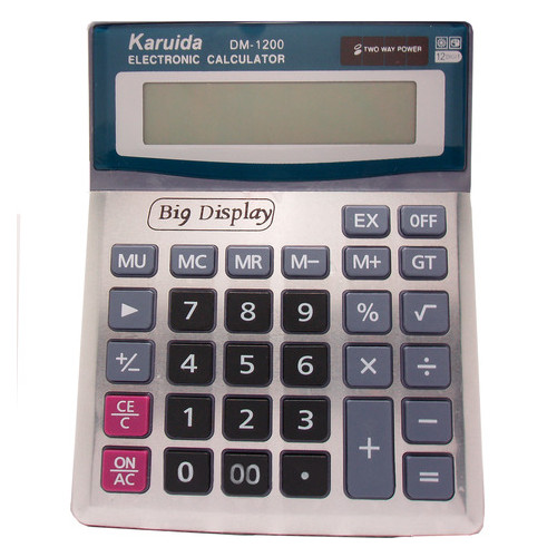 Калькулятор Karuida DM-1200V, серый фото №2