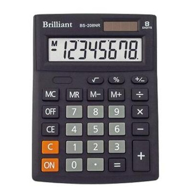 Калькулятор Brilliant BS-208NR фото №1