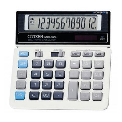 Калькулятор Citizen SDC-868L фото №1