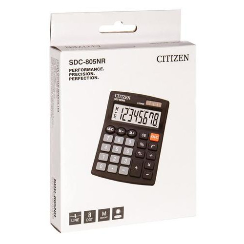 Калькулятор Citizen SDC-805NR фото №3