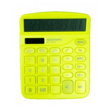 Калькулятор Assistant АС-2312 yellow фото №1