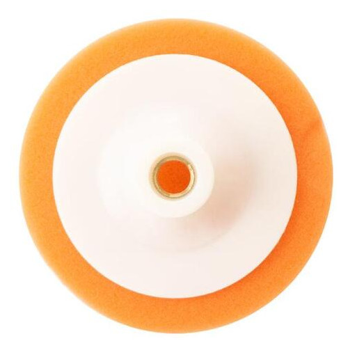 Круг полировальный поролоновый Рамболд 125 мм x М14 оранжевый мягкий (125 м ) фото №2