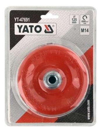 Щітка чашка для УШМ Yato 125 мм (YT-47691) фото №3