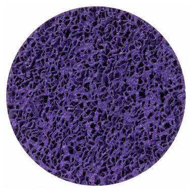 Коло зачистне з нетканого абразиву (корал) O125мм на липучці фіолетовий жорсткий SIGMA (9176161) фото №1