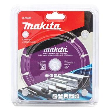 Алмазний диск Makita Specialized 125х22.23x1.3 мм (B-53693) фото №2