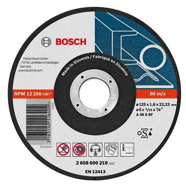 Відрізне коло для металу Bosch 125 x 1.6 мм (2608600219) фото №1