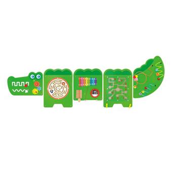 Настенная игрушка Viga Toys бизиборд Крокодил (50346) фото №4