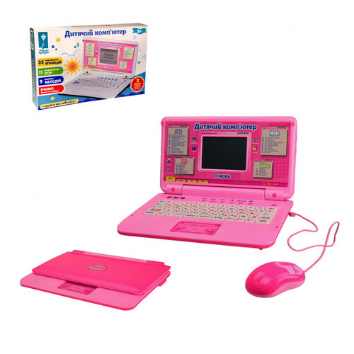 Детский ноутбук Страна Игрушек розовый (PL-720-79) фото №1