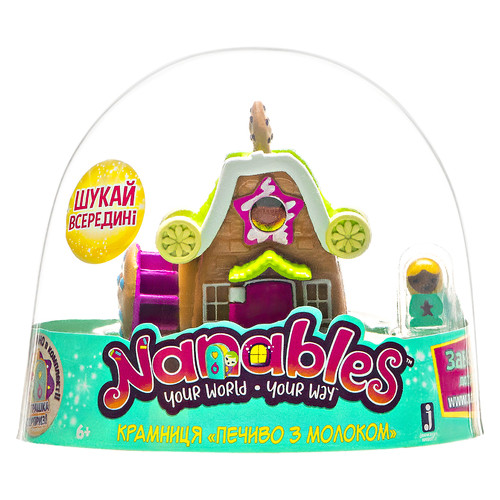 Ігровий набір з фігурками Jazwares Nanables Small House Місто солодощів Магазин Печиво з молоком (NNB0012) фото №9