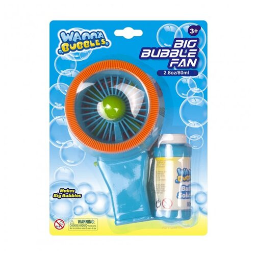 Мильні бульки Wanna Bubbles "Баббл вентилятор", 80 мл, синій (BB143-2) фото №1