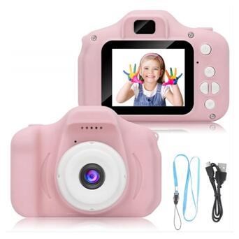 Дитячий фотоапарат XPRO KID LEICA 1080 Roze фото №8