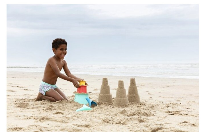 Набір для пляжу Quut Alto (пірамідка совочок з грабельками в сумці) (172000) фото №6
