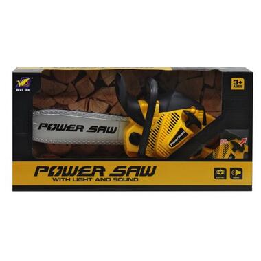 Бензопила на батарейках Power Saw (жовта) (192C/D/E) фото №1