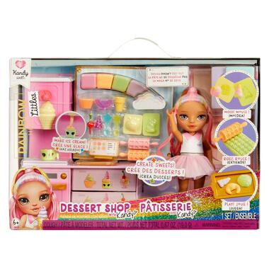 Игровой набор с куклой Rainbow High серии Littles Кондитерская Кэнди 522058  фото №1
