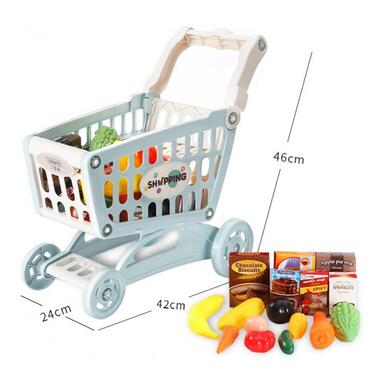 Дитячий візок для покупок у супермаркет Beiens (M890blue) блакитний фото №2