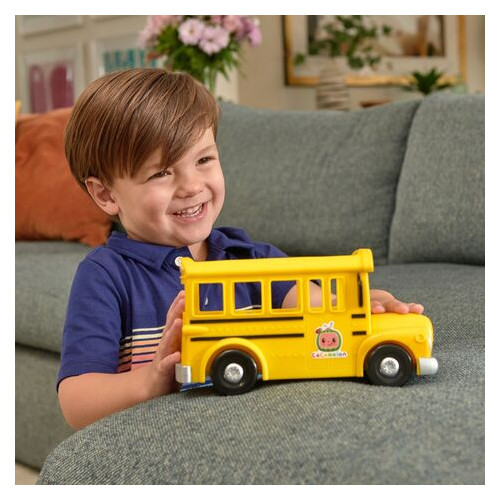 Ігровий набір CoComelon Feature Vehicle Жовтий Шкільний Автобус зі звуком (CMW0015) фото №9