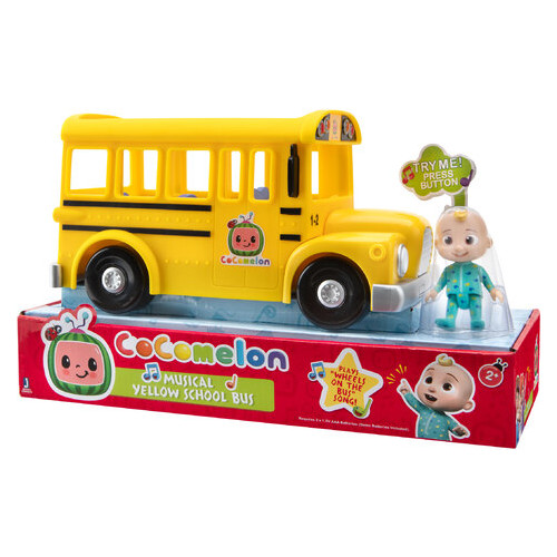 Ігровий набір CoComelon Feature Vehicle Жовтий Шкільний Автобус зі звуком (CMW0015) фото №39