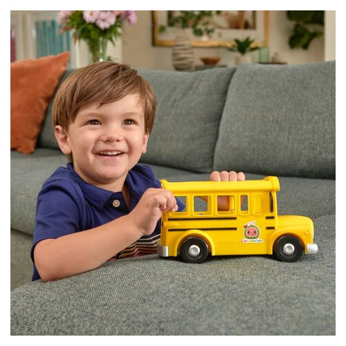 Ігровий набір CoComelon Feature Vehicle Жовтий Шкільний Автобус зі звуком (CMW0015) фото №6