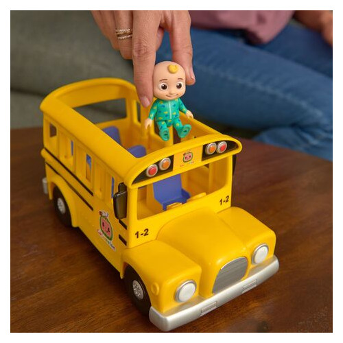 Ігровий набір CoComelon Feature Vehicle Жовтий Шкільний Автобус зі звуком (CMW0015) фото №24