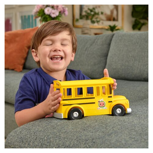 Ігровий набір CoComelon Feature Vehicle Жовтий Шкільний Автобус зі звуком (CMW0015) фото №8